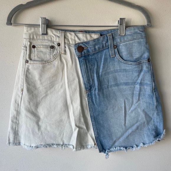 Alice + Olivia Amazing Two Tone‎ High Rise Skirt - Picture 6 of 12